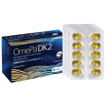 Omepa DK2 Omega 3 - Vitamin D - Menaq7 50 Yumuşak Kapsül