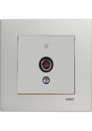 Viko Novella Saten Tv Prizi F Konnektörlü Çerçeveli