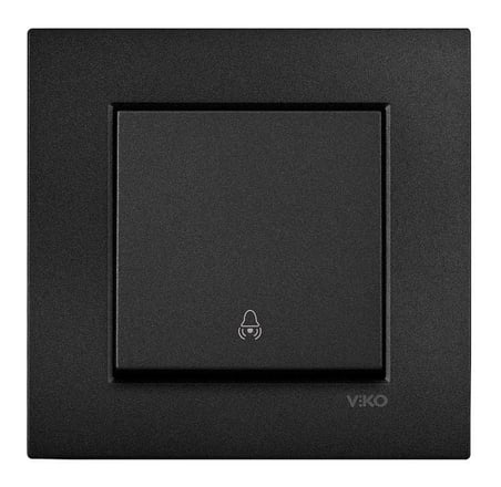 Viko Novella Siyah Light (Zil) Anahtar Çerçeveli