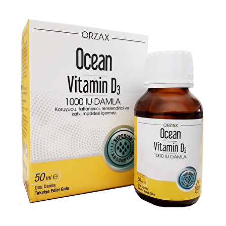 Ocean Vitamin D3 1000 IU Damla 50 ml