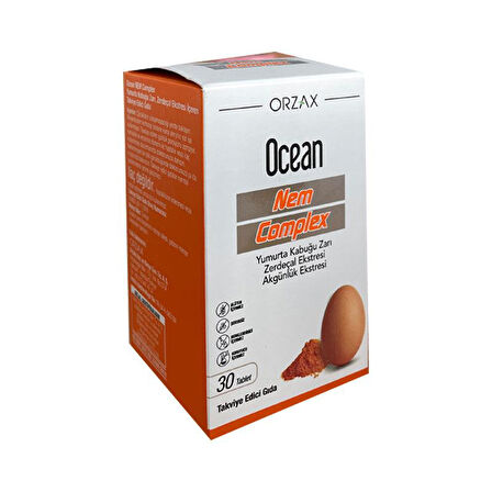 Orzax Ocean Nem Complex Takviye Edici Gıda 30 Tablet