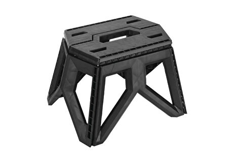 Küçük Tank Portatif Katlanabilir Plastik Kamp ve Piknik Tabure 29×20×24 cm 