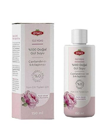 Otacı Doğal Gül Suyu Sıkılaştırıcı Canlandırıcı Tonik 150 Ml