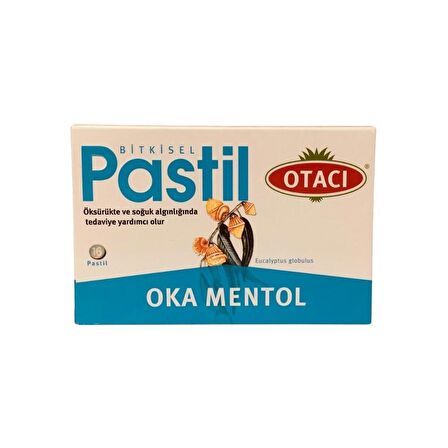 Bitkisel Pastil Oka Mentol  İçeren Takviye Edici Gıda 16 Pastil