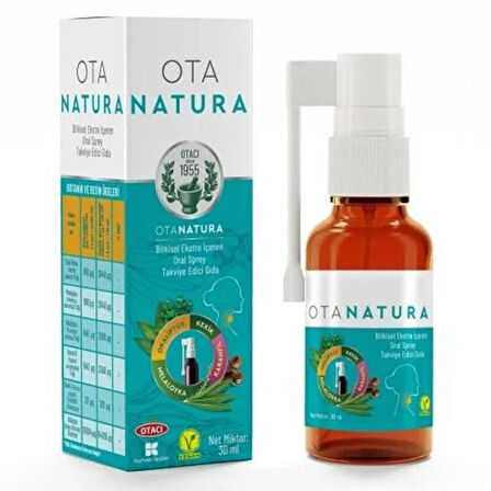 Otanatura Bitkisel Ekstre İçeren Oral Sprey Takviye Edici Gıda 30 Ml Şişe