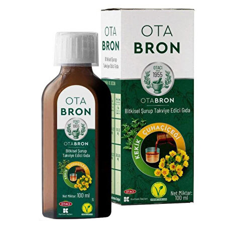 Otabron Bitkisel Şurup Takviye Edici Gıda 100 Ml Şişe