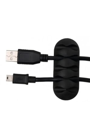 12 Adet Kablo Tutucu – 5 Kanallı, Yapıştırmalı Kablo Organizer, Masaüstü Düzenleyici, Cable Holder, Cable Organizer, Karışık Renk