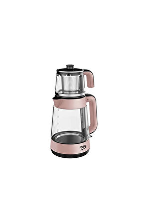 1900 w Cam Demlikli Rose Çay Makinesi