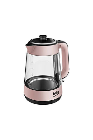 1900 w Cam Demlikli Rose Çay Makinesi