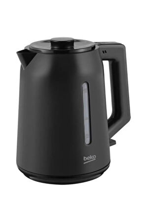Bkk 2221 C 1650 Watt Siyah Cam Demlikli Çay Makinesi 1-2 L