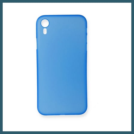 Bezos iPhone XR Kılıf PP Ultra İnce Kapak - Mavi OB