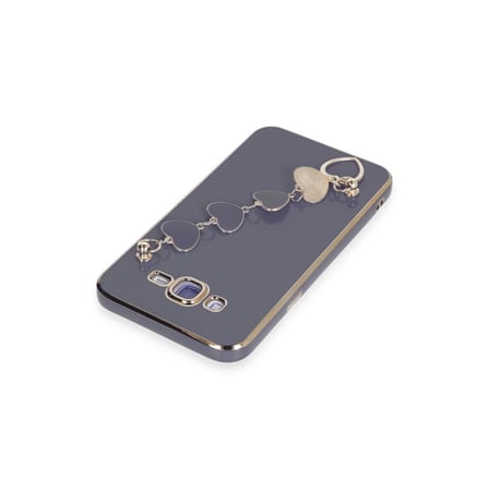 Bezos Samsung Galaxy J7 Kılıf Esila Silikon - Gri OB