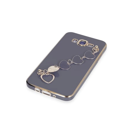 Bezos Samsung Galaxy J7 Kılıf Esila Silikon - Gri OB