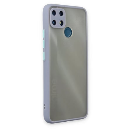 Bezos Realme C25 Kılıf Montreal Silikon Kapak - Gri OB