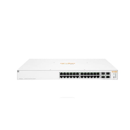 HPE ARUBA ION 1930 JL684B 24 PORT GIGABIT+4X10GB SFP YÖNETİLEBİLİR L2+ RACKMOUNT 370W POE SWITCH OB