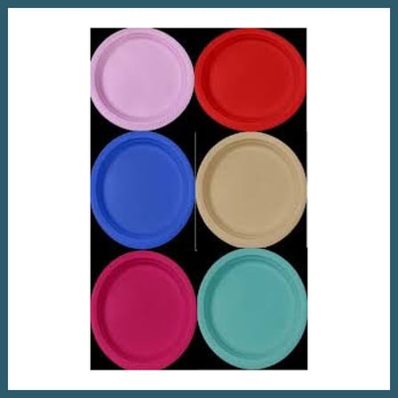Bezos NİSA PLASTİK TABAK RENKLİ 6 LI OB