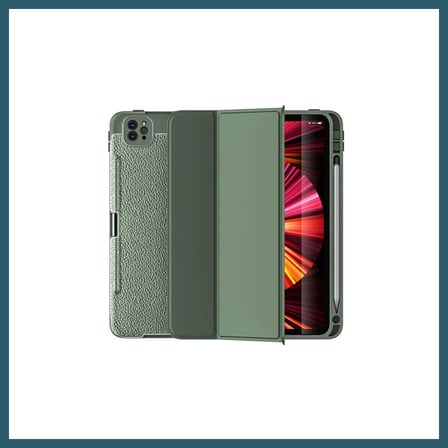 Bezos iPad Pro 11 (2020) Kılıf Tablet Focus Silikon - Yeşil OB