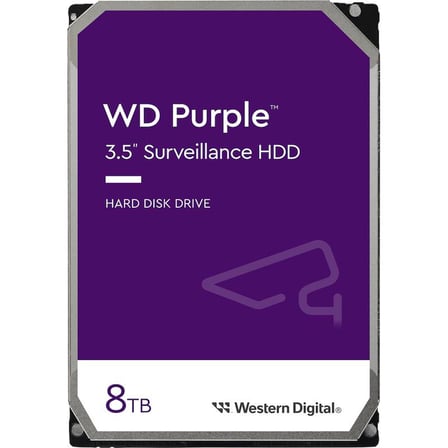 WD 8 TB WD 3.5 PURPLE SATA3 5640RPM 256MB 7/24 GUVENLIK WD85PURZ (3 YIL RESMI DIST GARANTILI) OB