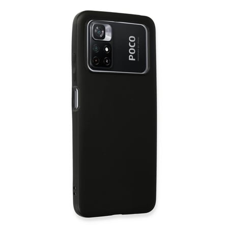 Bezos Poco M4 Pro 4G Kılıf First Silikon - Siyah OB