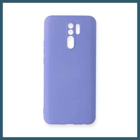 Bezos Redmi 9 Kılıf Nano içi Kadife Silikon - Lila OB