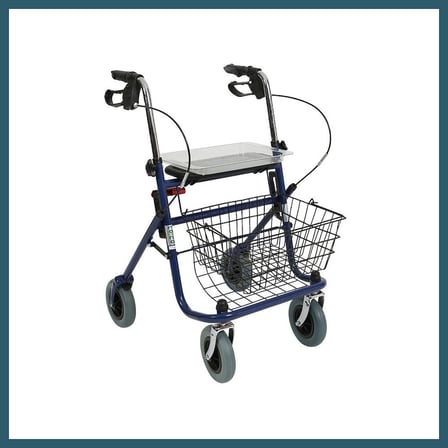 Bezos PR-882 Alüminyum Walker Rollator (Tekerlekli Yürüteç) OB