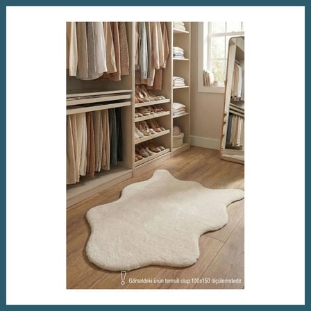 Bezos YoudayHomeCollection POLY Peluş Post Şeklinde Halı Model Oturma Odası Halısı · EBAT: 80X120 OB