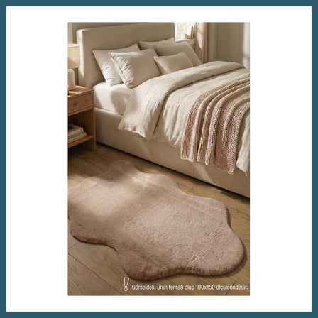 Bezos YoudayHomeCollection POLY Peluş Post Şeklinde Halı Model Oturma Odası Halısı · EBAT: 80X120 OB