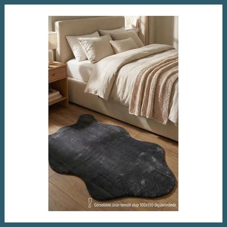 Bezos YoudayHomeCollection POLY Peluş Post Şeklinde Halı Model Oturma Odası Halısı · EBAT: 80X120 OB