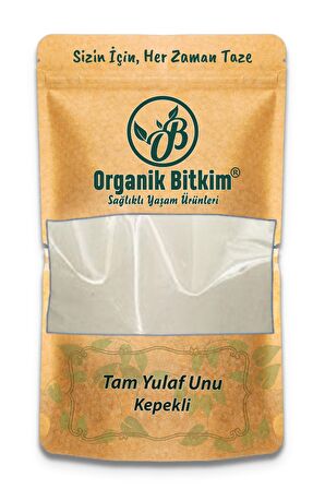 Organik Bitkim Tam Yulaf Unu Kepekli 1400 gr