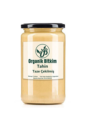 Organik Bitkim Taze Çekim Tahin 400 gr