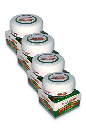 Tabib Lokman Alabalık Yağı Özlü Bitkisel Masaj Kremi 4 x 65 gr
