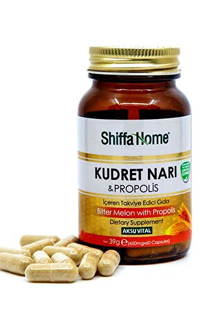 Shiffa Home Kudret Narı Propolis 650 Mg 60 Kapsül X 3 Adet