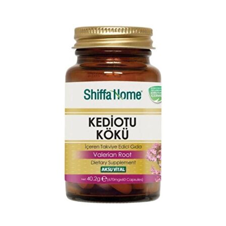 Shiffa Home (Aksuvital) Kediotu Kökü 670 mg 60 Kapsül x 2 Adet