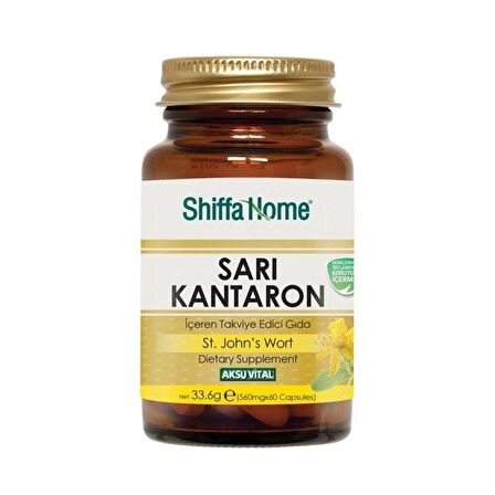 Shiffa Home Sarı kantaron (John's Wort) 560mg 60 Kapsül x 3 Adet