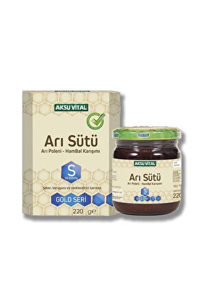 Aksu Vital Arı Sütü Polen & Ham Bal Karışımı (1800 mg) 2 x 220 gr