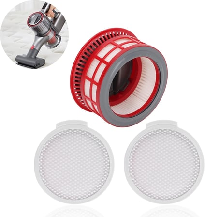 Robo rock H7 İle Uyumlu HEPA Filtre Seti 2 Ön+2 Arka Filtre Yıkanabilir Uzun Ömürlü Yedek Set