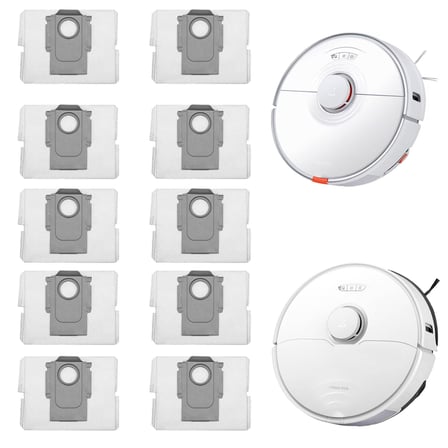 Roborock S7 S8 Max Ultra ile Uyumlu Yüksek Performanslı Toz Torbası (6 Adet)