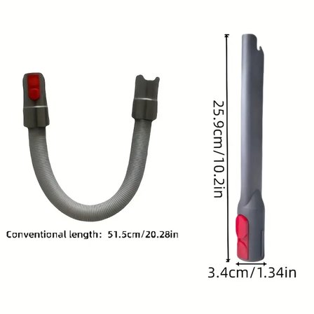 Dyson ile Uyumlu V7 V8 V10 V11 V12 V15 G5 GEN5 Süpürge Aksesuar Seti - Hortum & Dar Alan Ucu