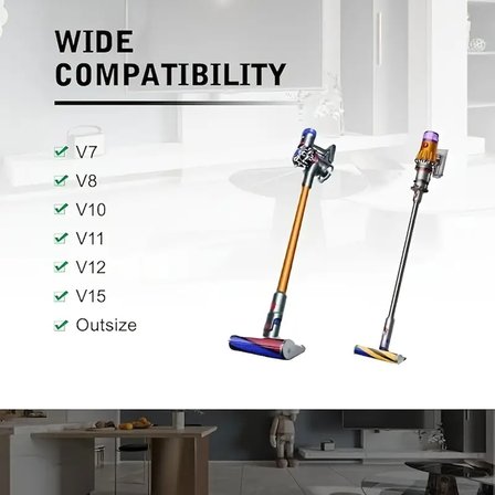 Dyson ile Uyumlu V7 V8 V10 V11 V12 V15 G5 GEN5 Süpürge Aksesuar Seti - Hortum & Dar Alan Ucu