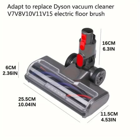 Dysn ile uyumlu V7 V8 V10 V11 V15 Ledli Süpürme Turbo Başlık