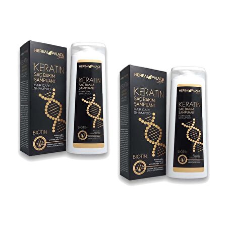 Herbal Palace Keratin Saç Bakım Şampuanı 400 ml x 2 Adet