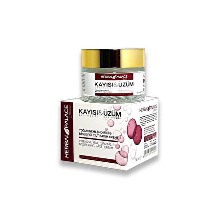 Herbal Palace Kayısı Çekirdeği - Üzüm Çekirdeği Kremi 50 ml