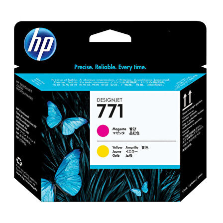 Hp 771-CE018A Sarı & Kırmızı Baskı Kafası