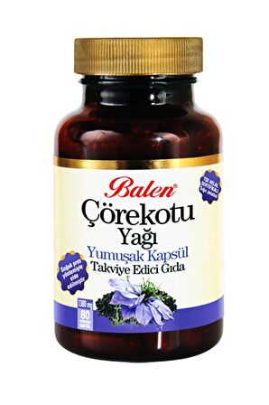 Balen 1 Adet Çörekotu Yağı,1 Adet Kalsiyum Magnezyum Çinko