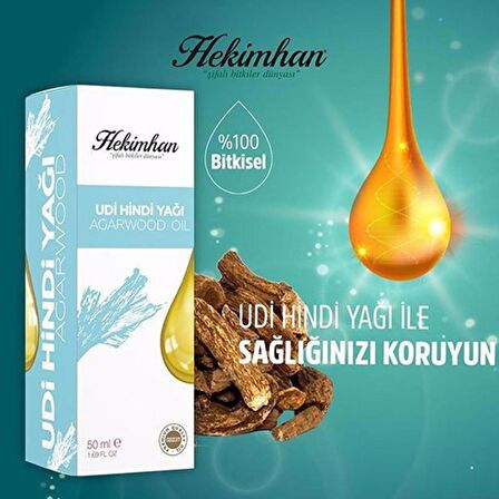 Hekimhan Udi Hindi Yağı 50 ml x 2 Adet