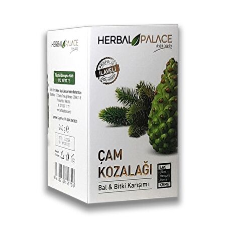 2 Adet Herbal Palace Çam Kozalağı Karışımı ve 2 Adet Çam Koz. Özü