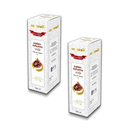 Naturoil Keten Tohumu Yağı 250 ml x 2 Adet