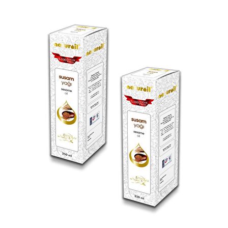 Naturoil Susam Yağı 250 ml x 2 Adet