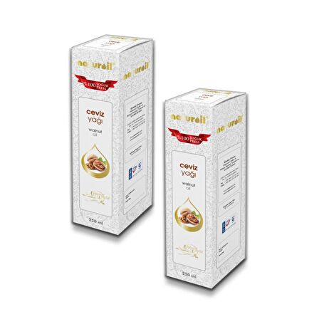 Naturoil Ceviz Yağı 250 ml x 2 Adet