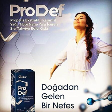 Balen Prodef Propolis Karanfil Yağı İçeren Boğaz Spreyi 30 ml